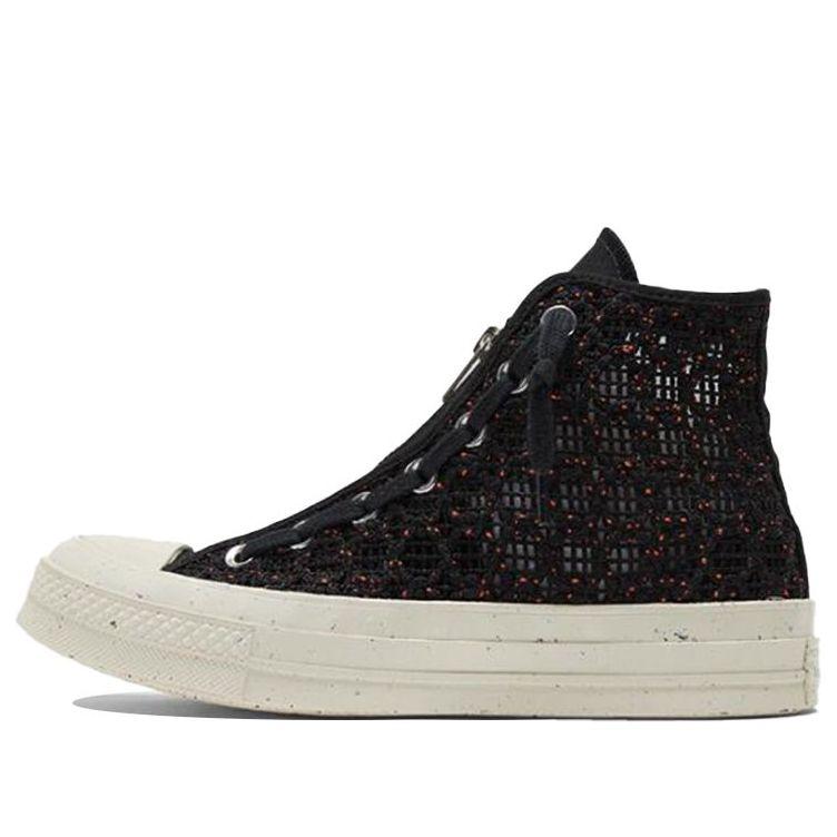 Converse Chuck Taylor All Star 70 Hi Speckled Black Crochet