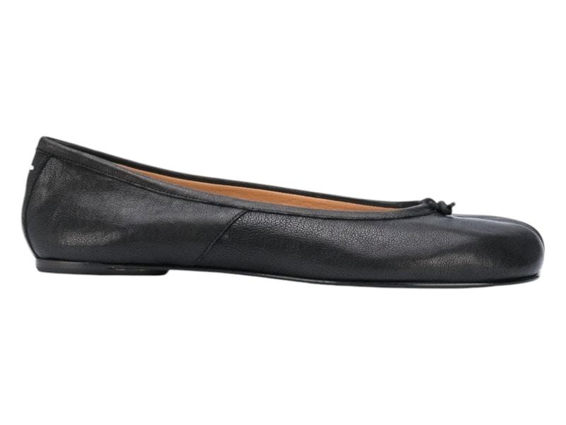 Maison Margiela Calfskin Tabi Ballet Flats Black
