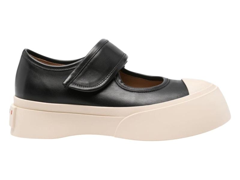 Marni Mary Jane Low-Top Sneakers Black