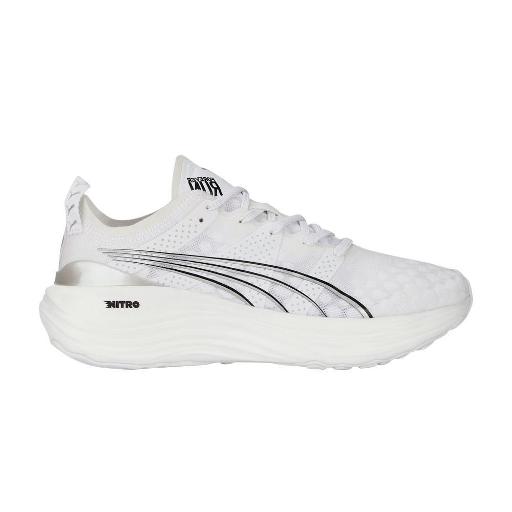 PUMA ForeverRun Nitro 'White' and 'White Black'