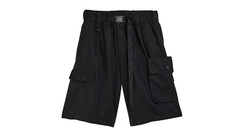adidas Y-3 Washed Twill Shorts Black