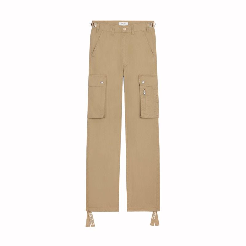 Celine Cotton Linen Cargo Pants