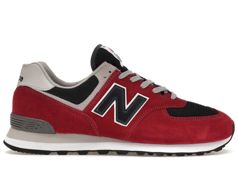 New Balance 574 Red Navy