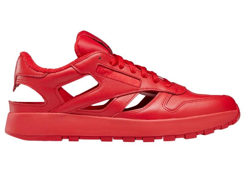 Reebok Classic Leather Tabi Decortique Low Maison Margiela Red