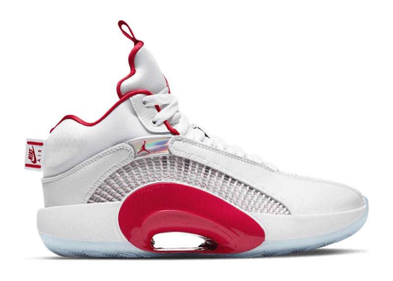Jordan XXXV White Fire Red