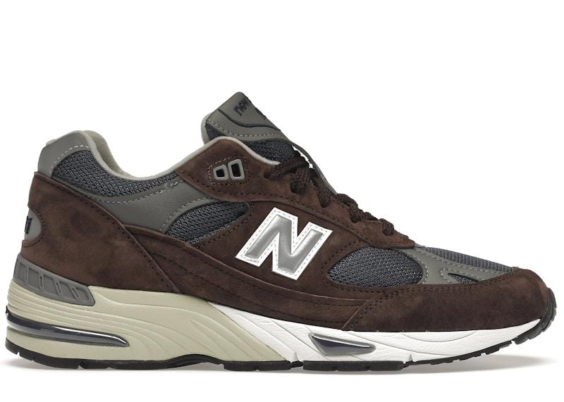 New Balance 991 Brown Navy Grey