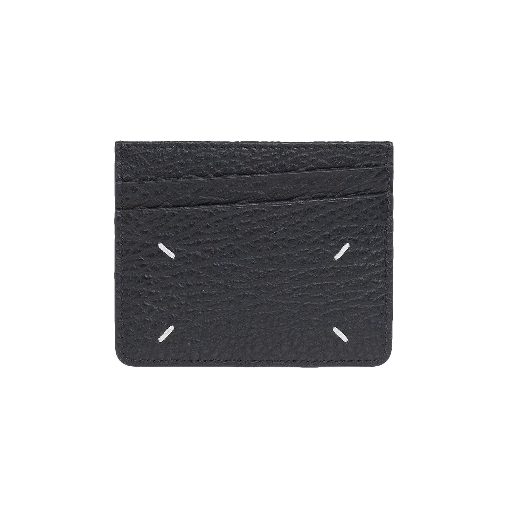 Maison Margiela Leather Card Holders in Black