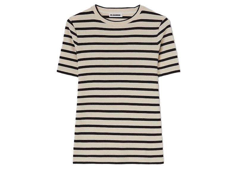 Jil Sander Women's Stripe Cotton T-Shirt