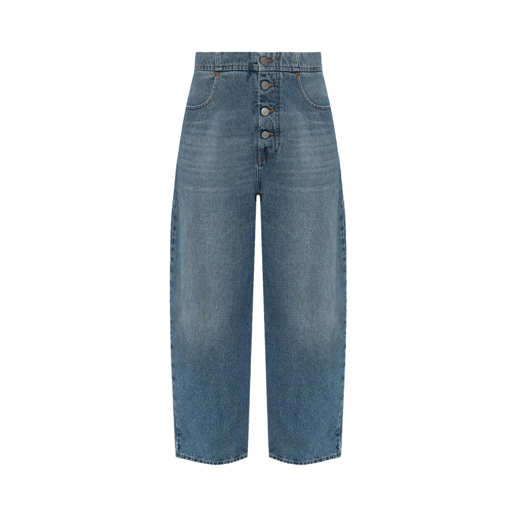 MM6 Maison Margiela 5 Pockets Pants in Medium Blue
