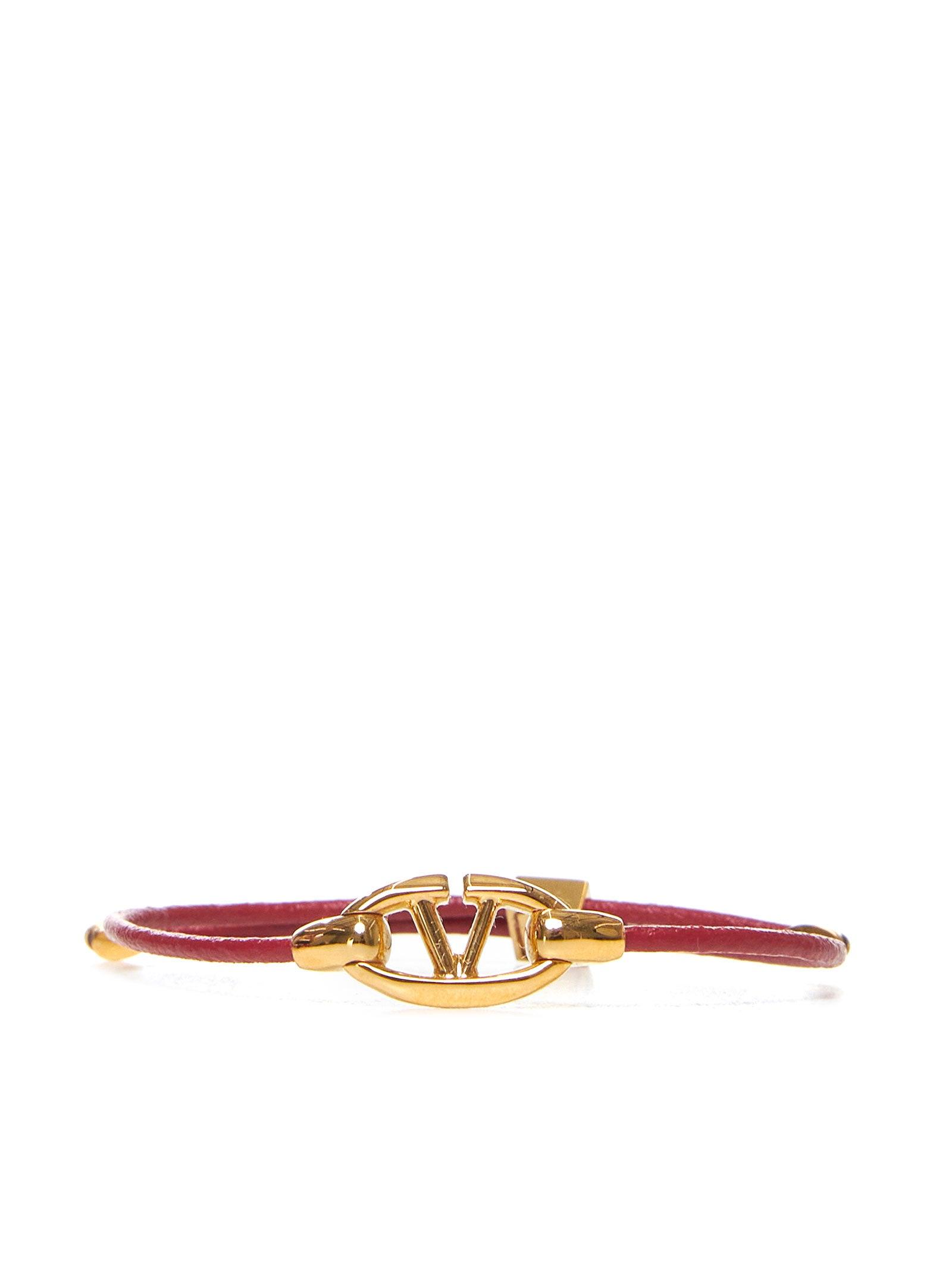 VALENTINO GARAVANI VLogo The Bold leather bracelet