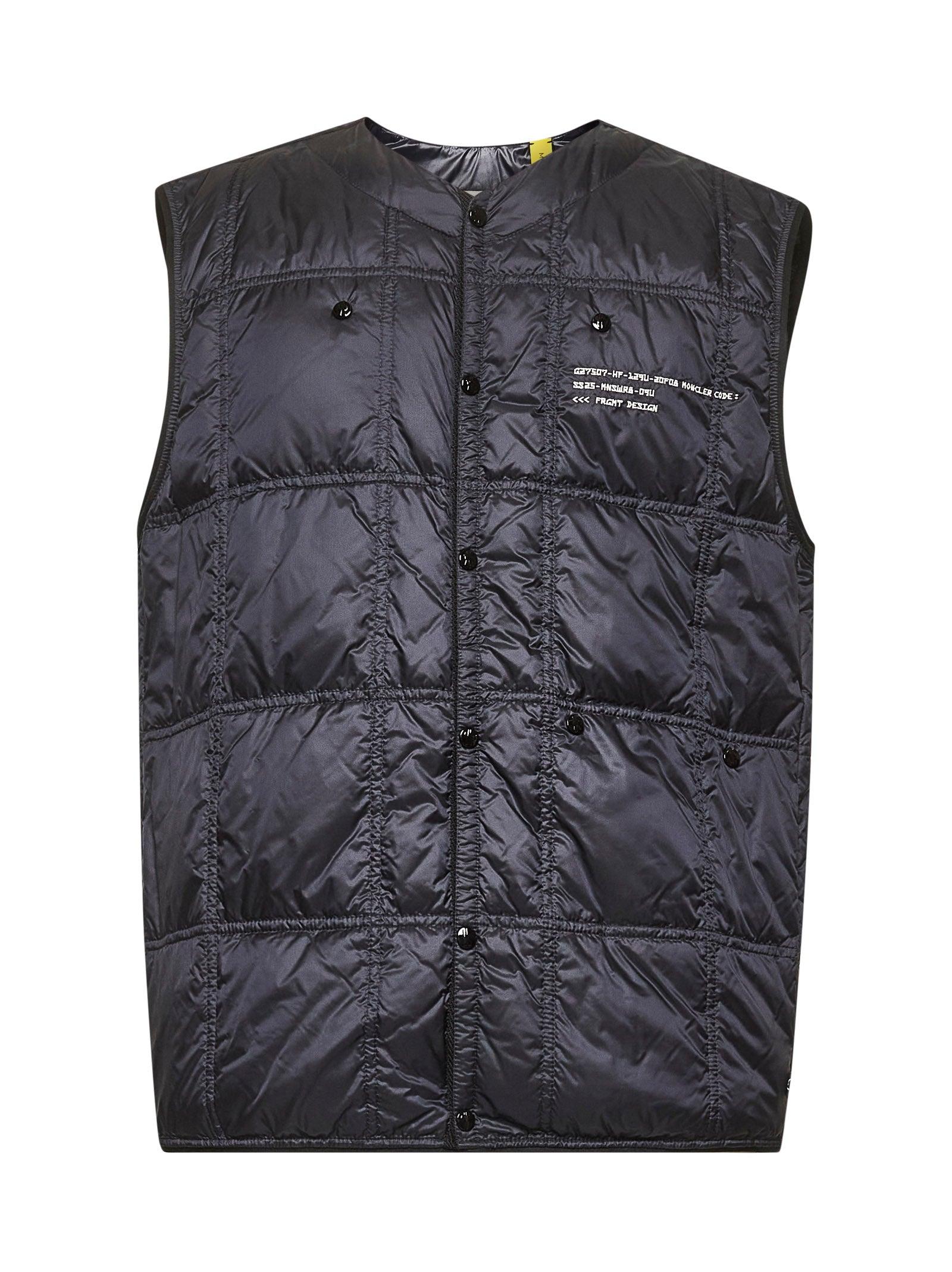 MONCLER FRAGMENT Blue Vaile Moncler x FRGMT Packable Padded Gilet