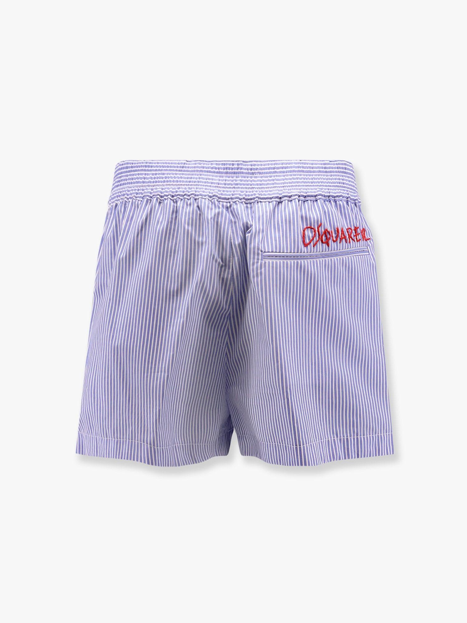 Dsquared2 Summer Lovers Cotton Popeline Shorts