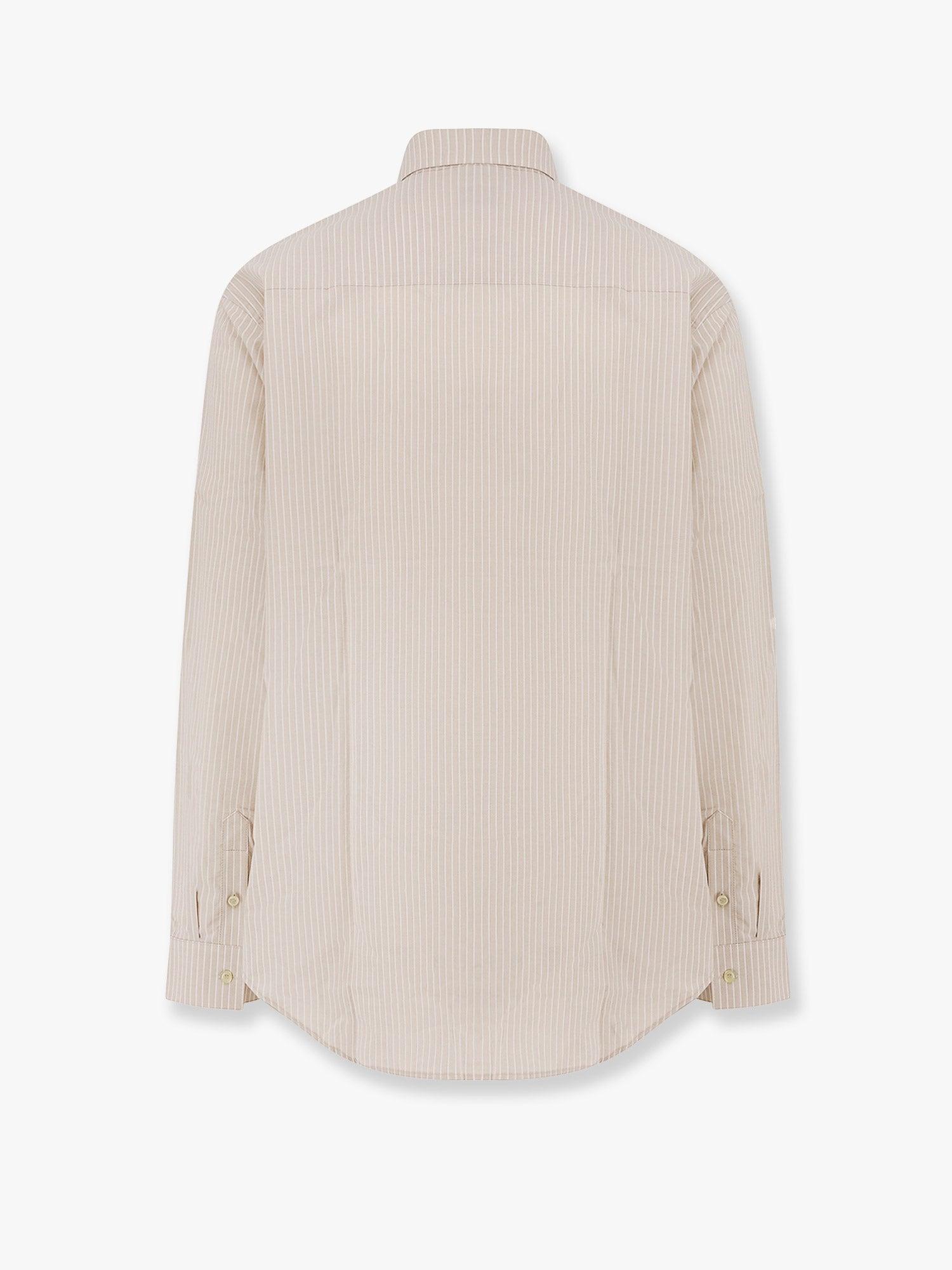 LANEUS Cotton Striped Shirt