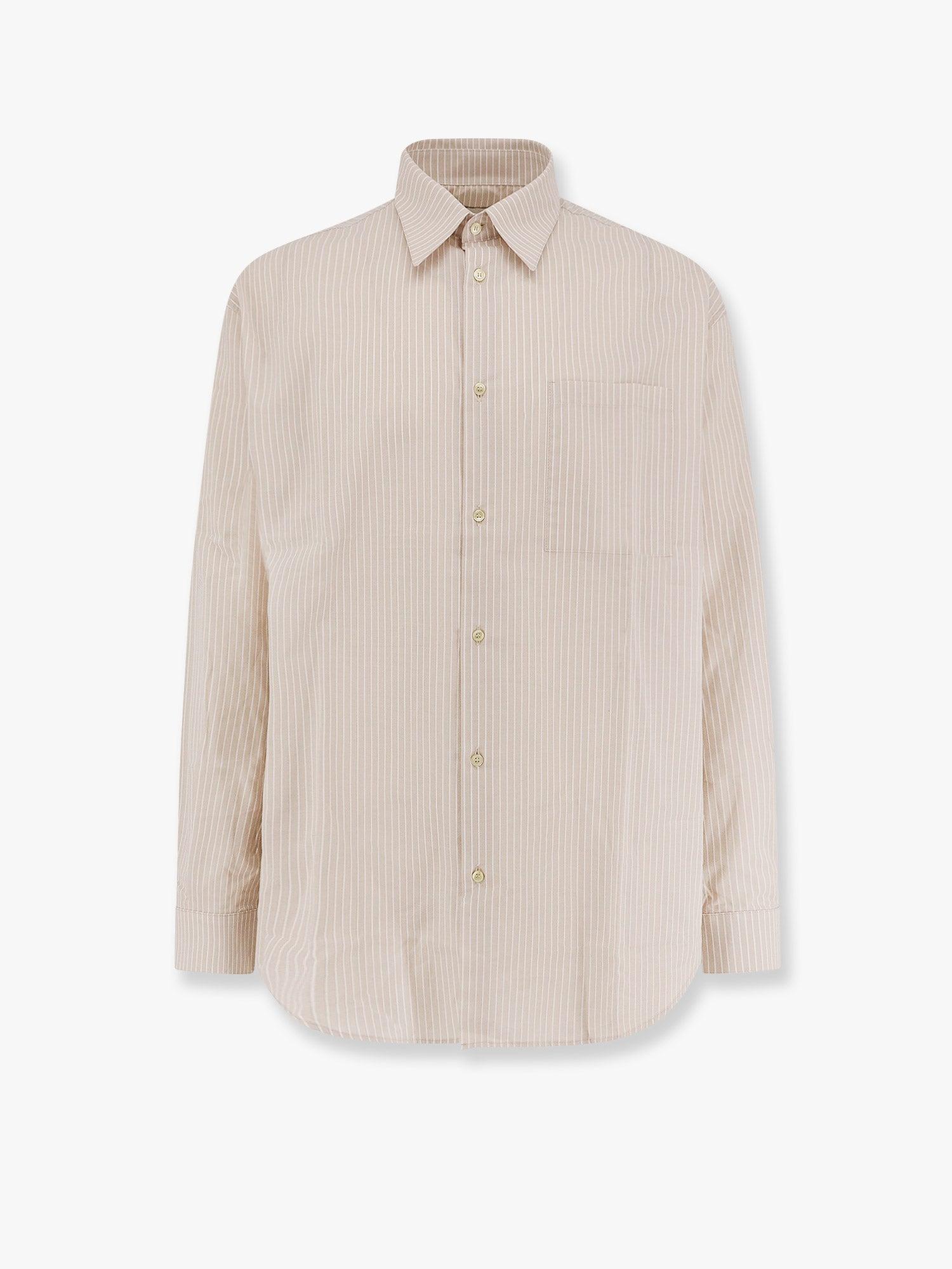 LANEUS Cotton Striped Shirt