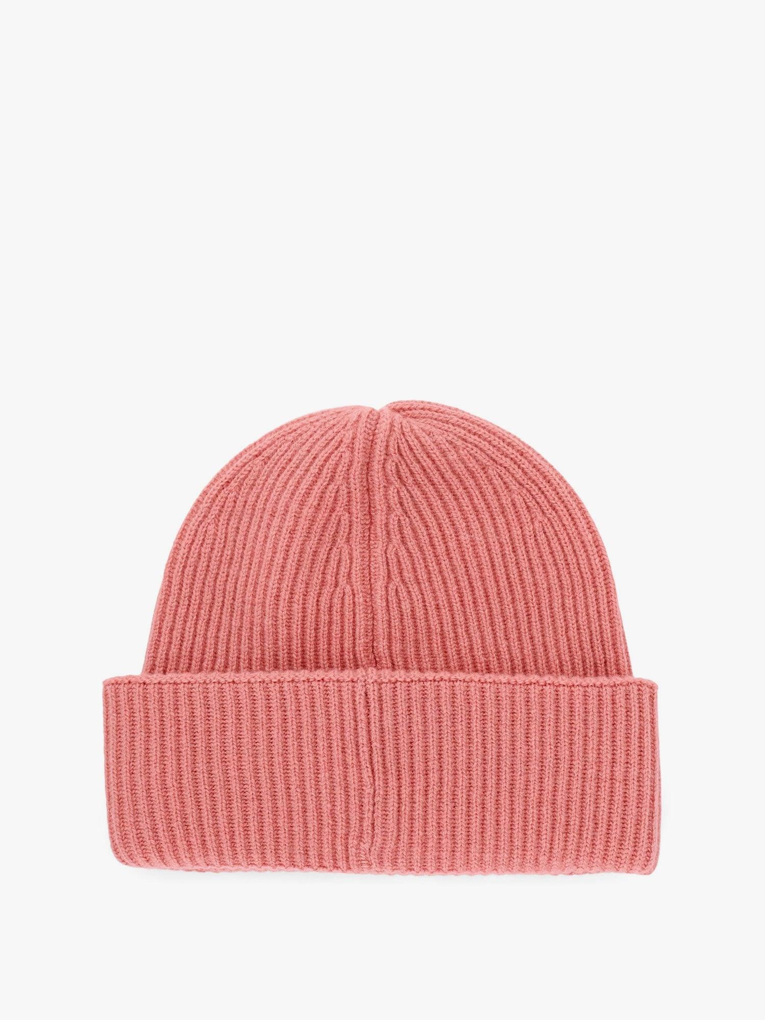 Wool and Cashmere Hat - AMARANTO
