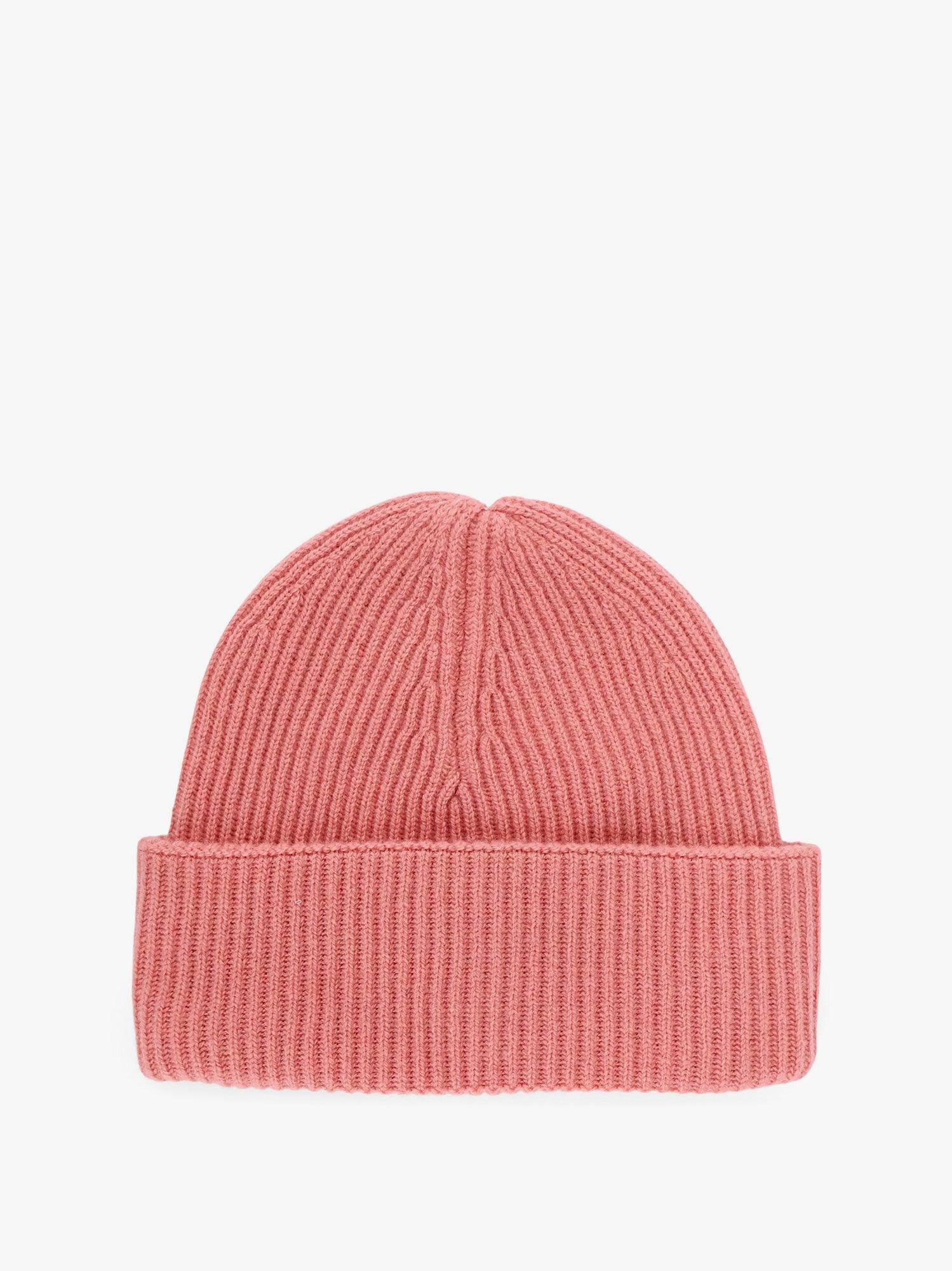 Wool and Cashmere Hat - AMARANTO