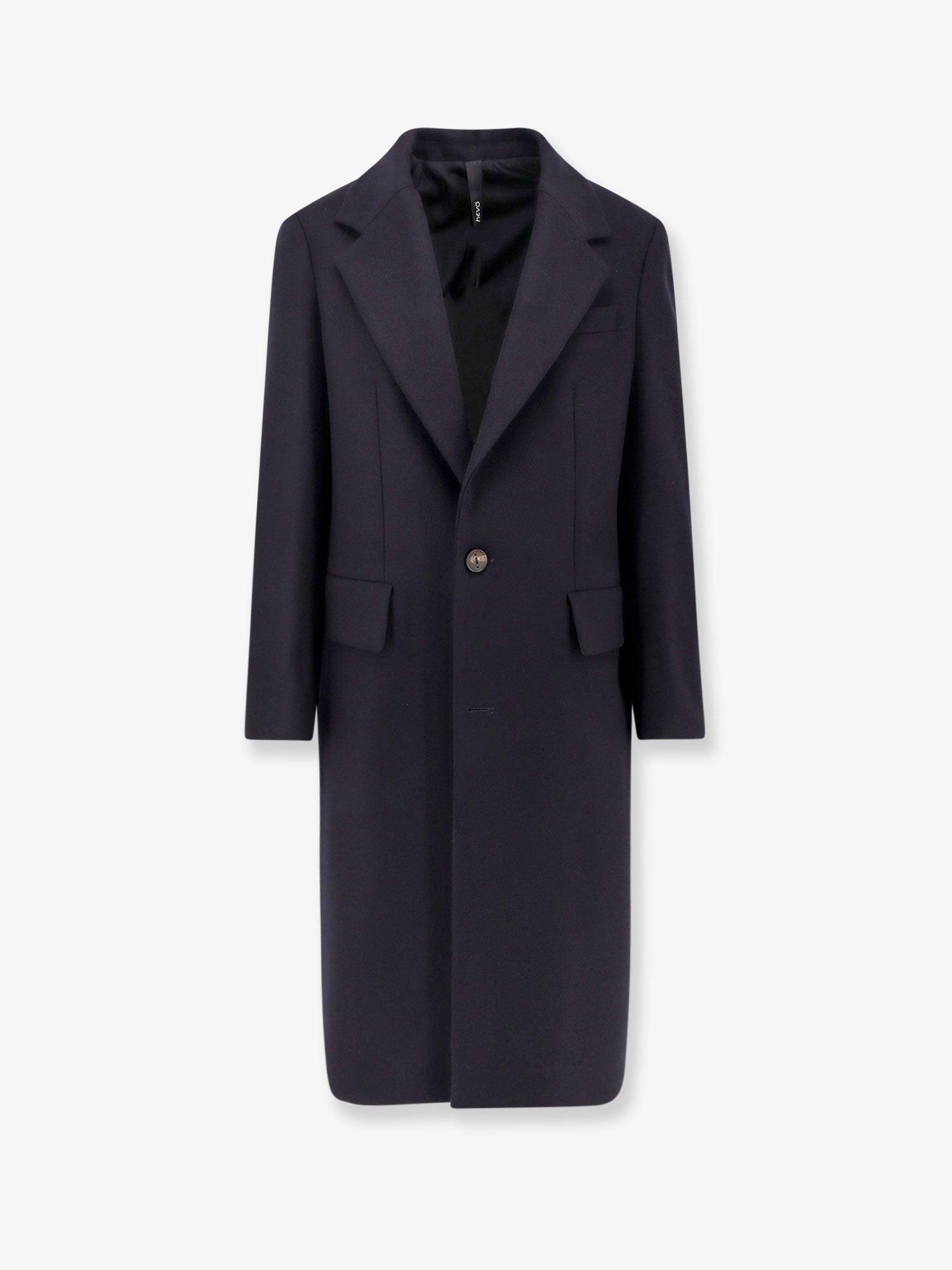 HEVO Virgin Wool Coat with Satin Lining