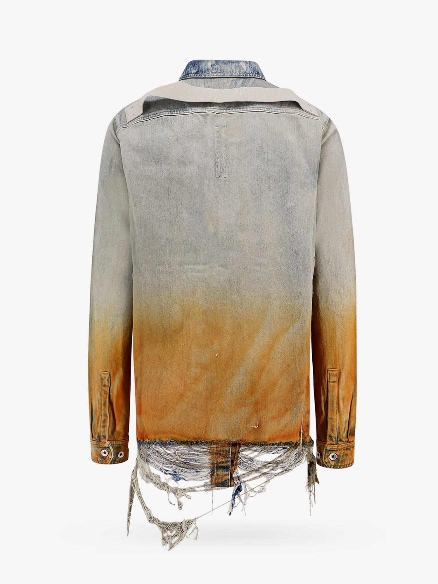 DRKSHDW Denim Shirt with Ripped Effect