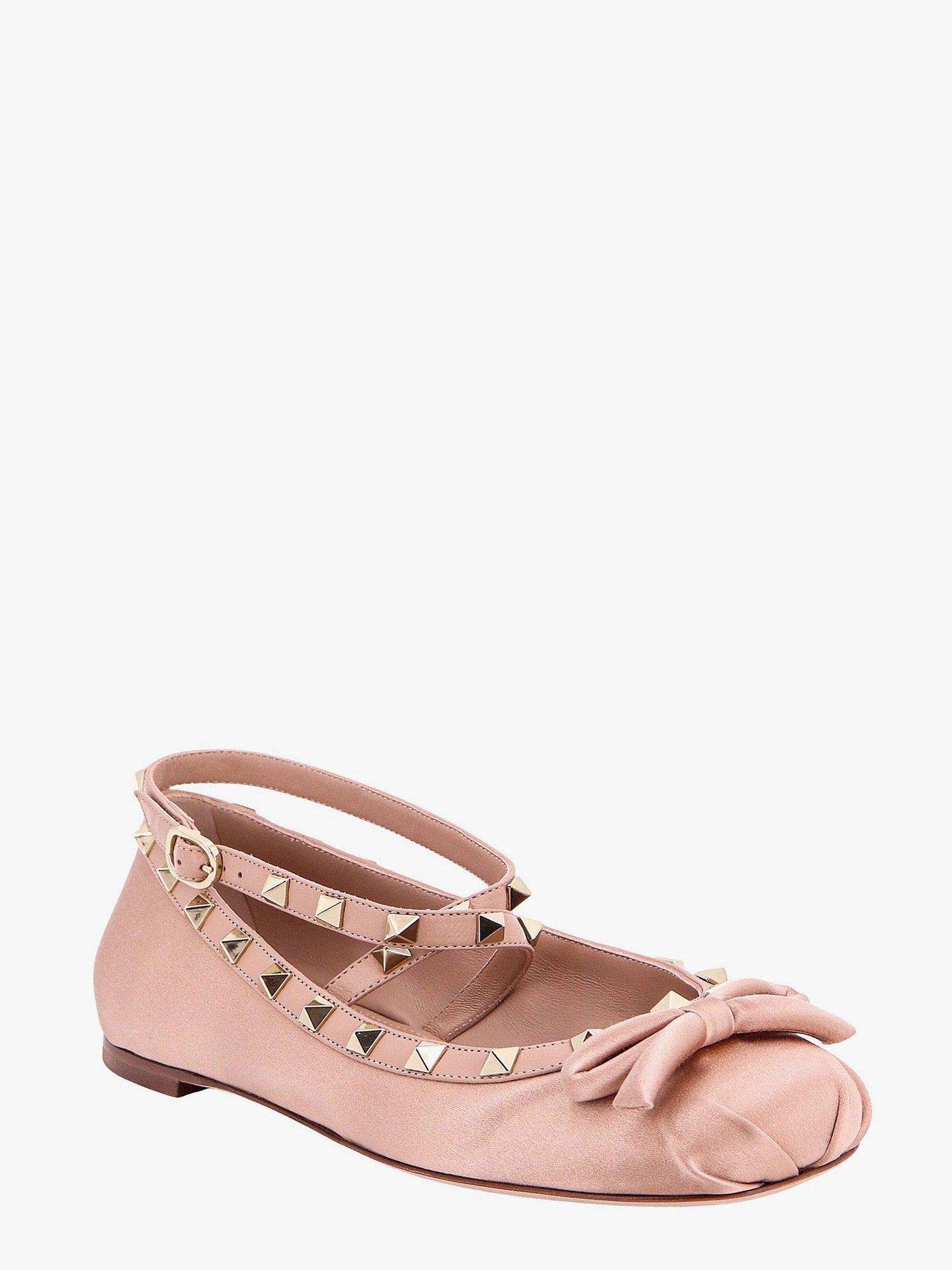 VALENTINO GARAVANI Satin Ballerinas with Iconic Studs