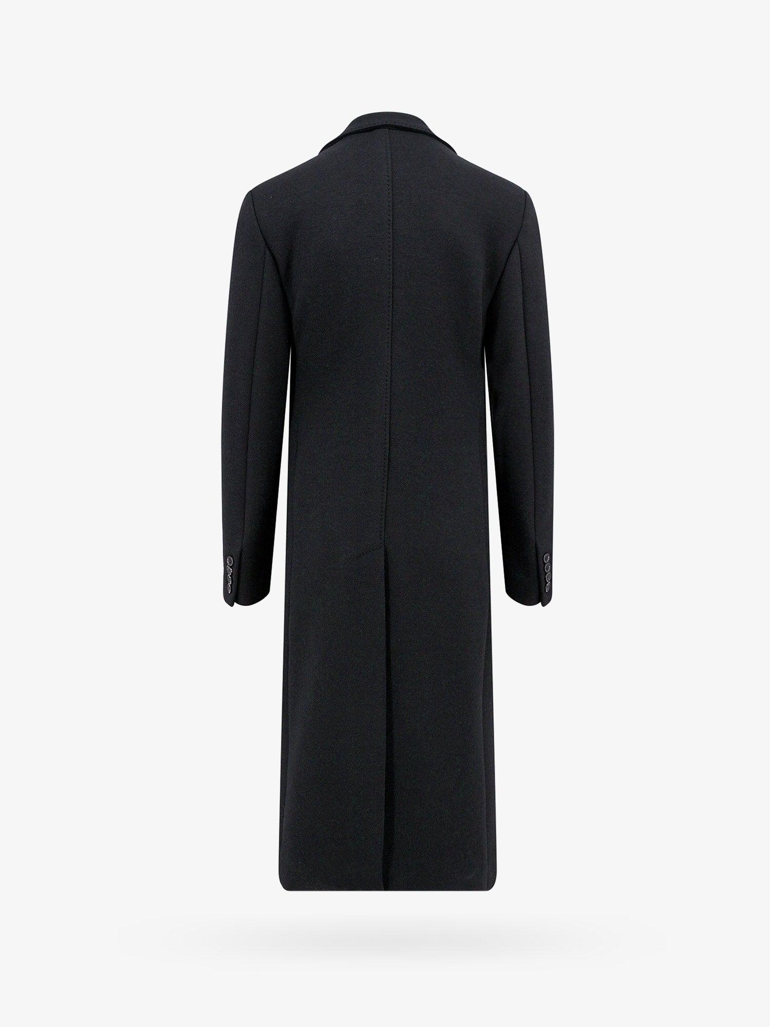 DOLCE e GABBANA Virgin Wool Blend Flared Coat