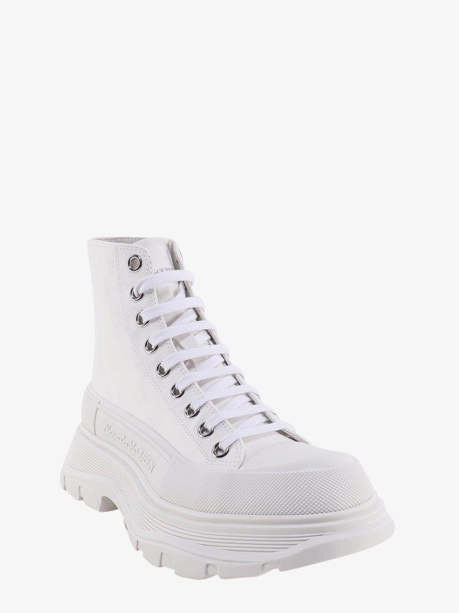 Canvas high-top sneakers - ALEXANDER MCQUEEN