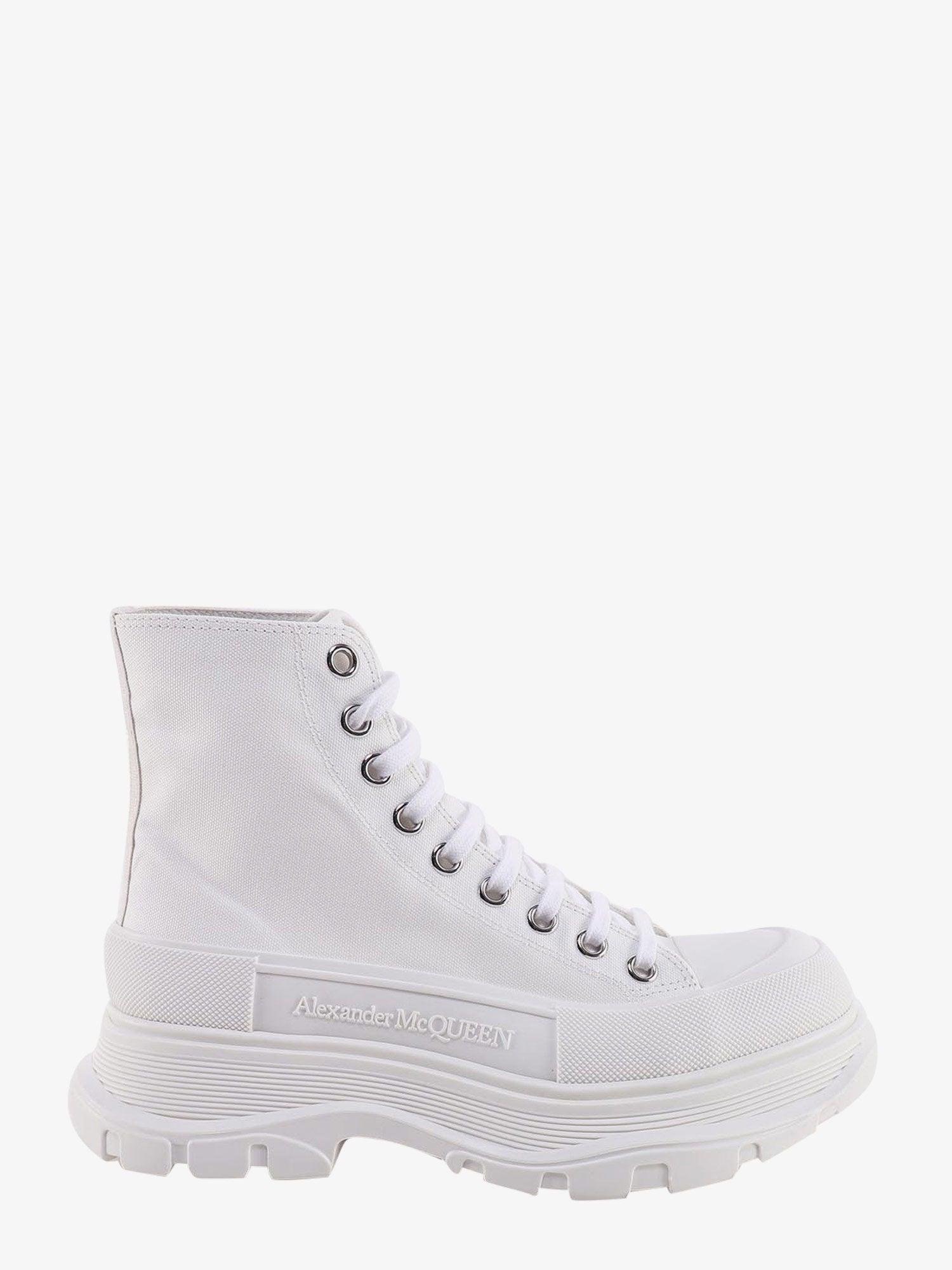 Canvas high-top sneakers - ALEXANDER MCQUEEN