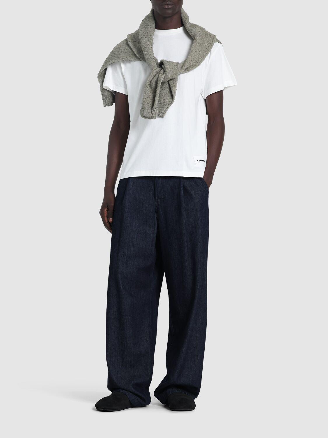 JIL SANDER Pack Of 3 Plus Cotton T-shirts