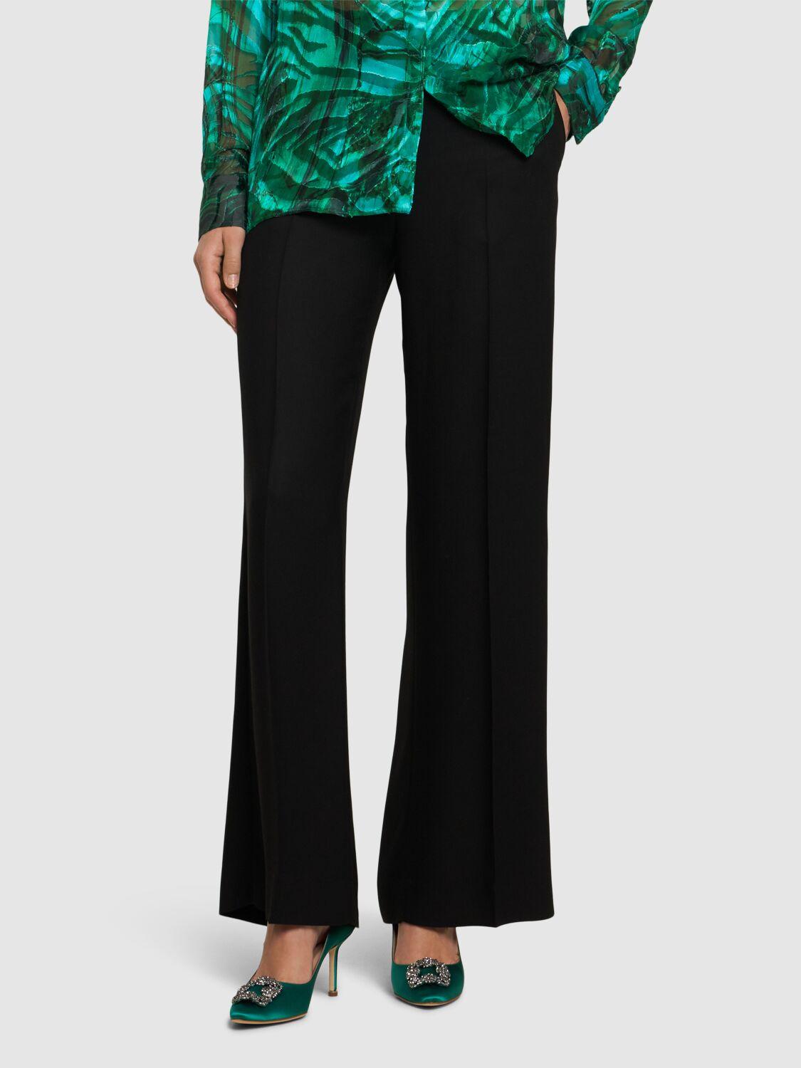 MANOLO BLAHNIK Hangisi Satin Pumps