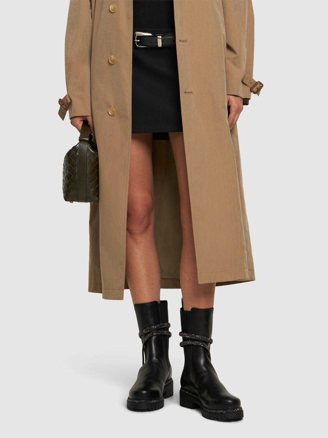RENÉ CAOVILLA Cleo Leather Chelsea Boots