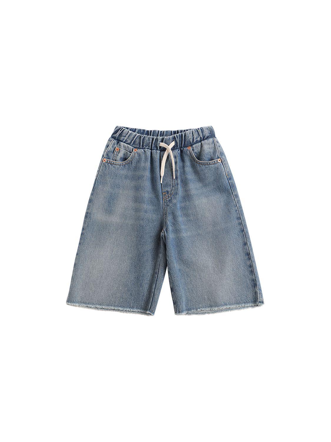 MM6 MAISON MARGIELA Cotton Denim Shorts