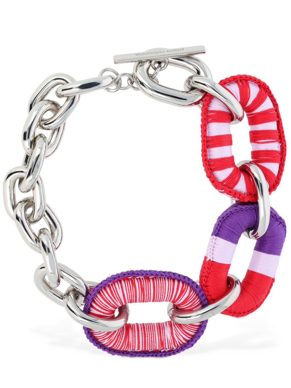 RABANNE Xl Link Crochet Oversized Necklace