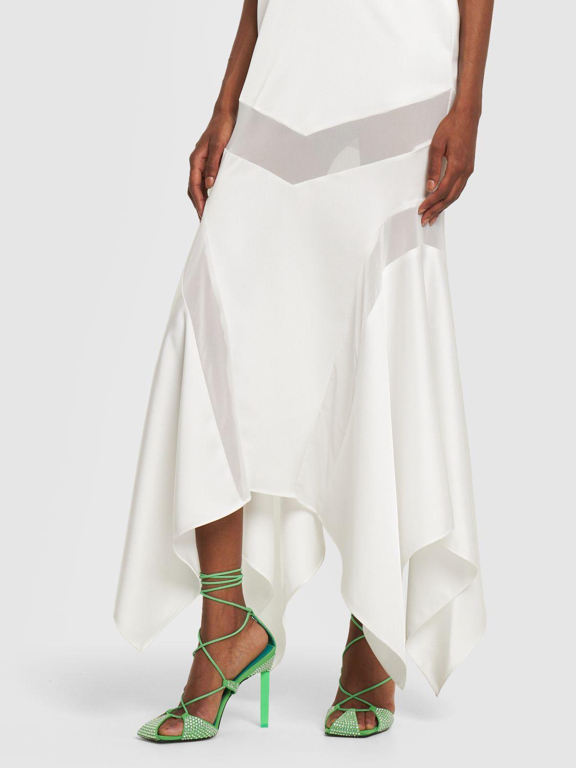 THE ATTICO Adele Lycra & Crystal Sandals