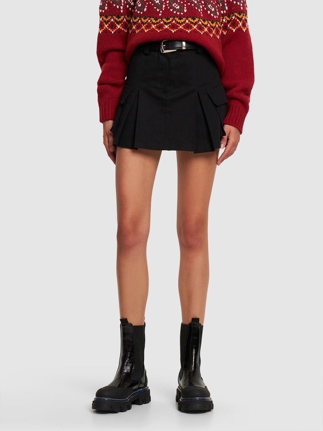GANNI Cleated Mid Chelsea Boots