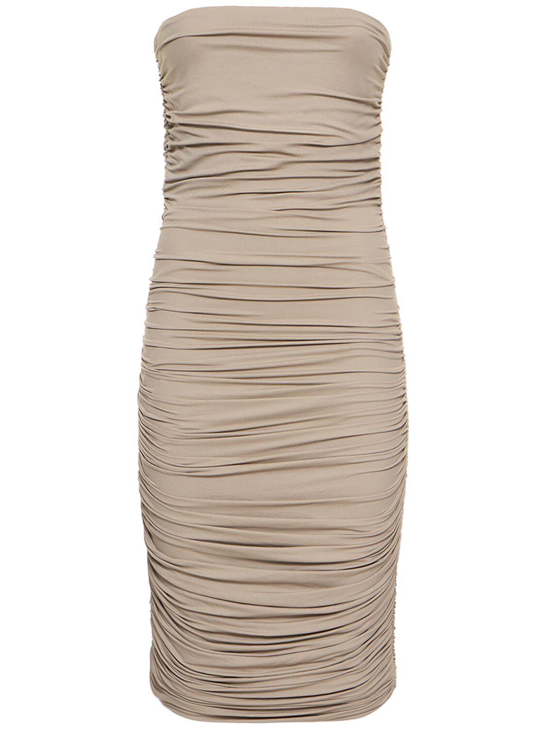 MICHAEL KORS COLLECTION Stretch Viscose Jersey Midi Dress