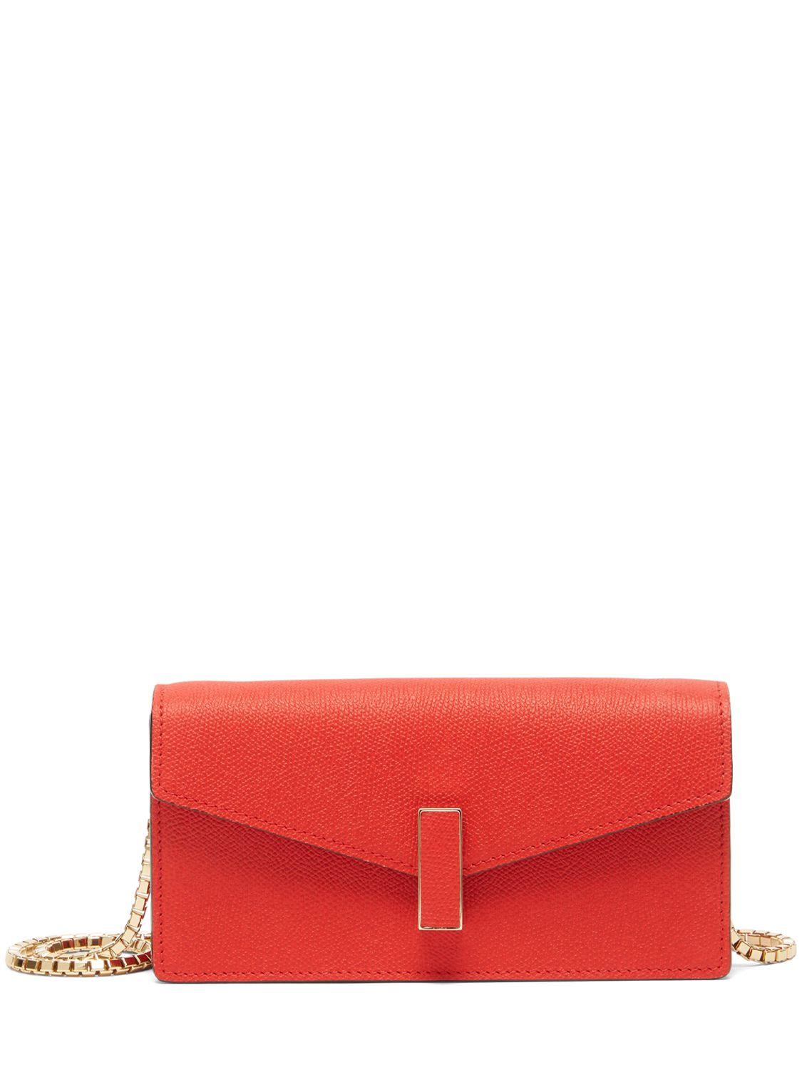 VALEXTRA New Iside Clutch with Chain