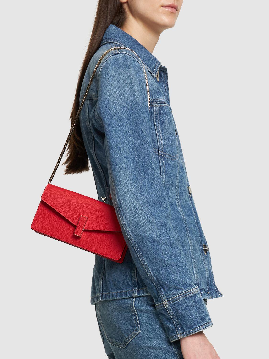 VALEXTRA New Iside Clutch with Chain
