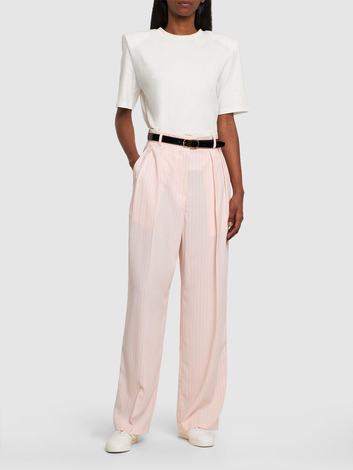 THE FRANKIE SHOP Tansy Pleated Fluid Pants