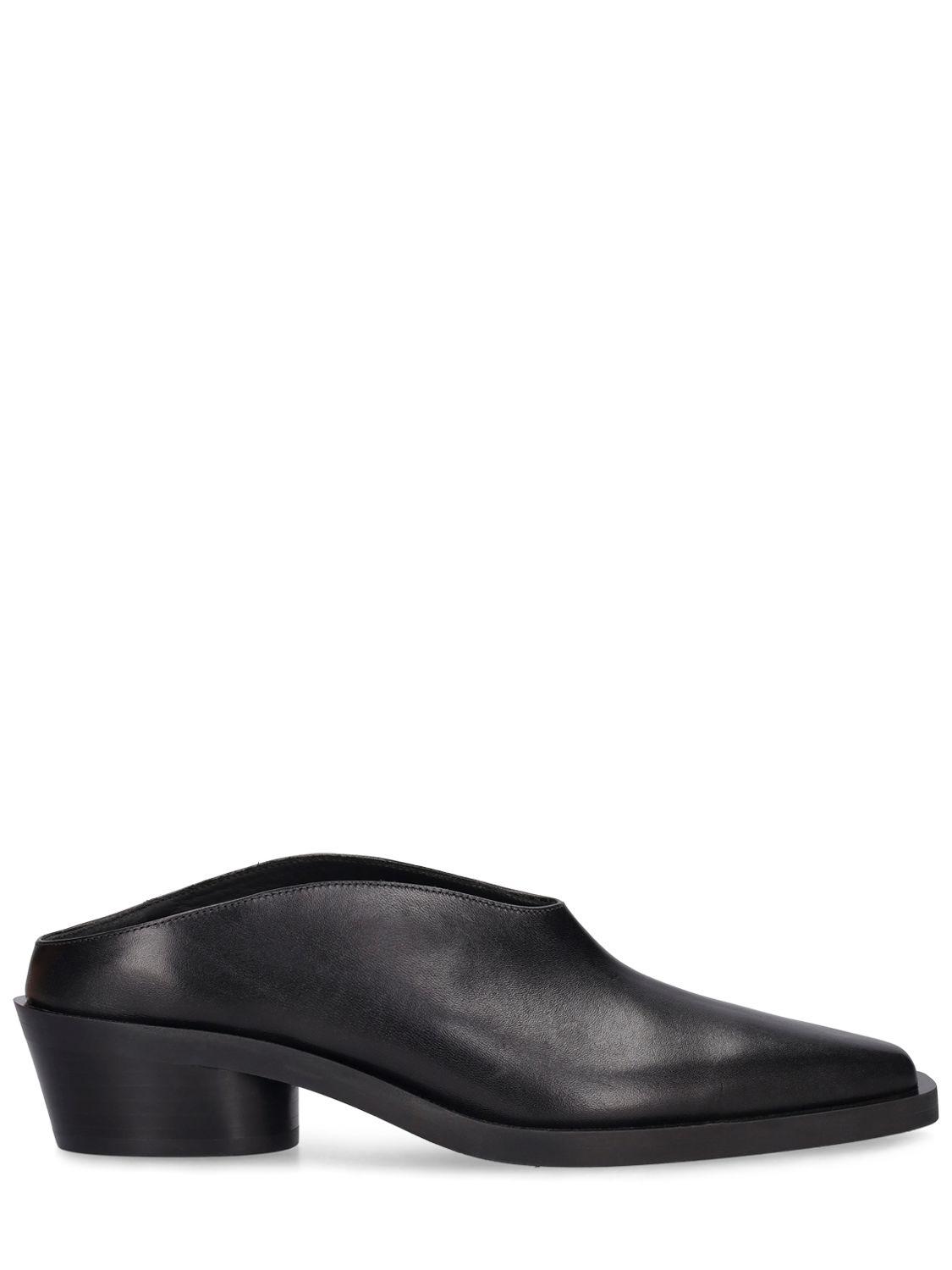 PROENZA SCHOULER Bronco Leather Mules