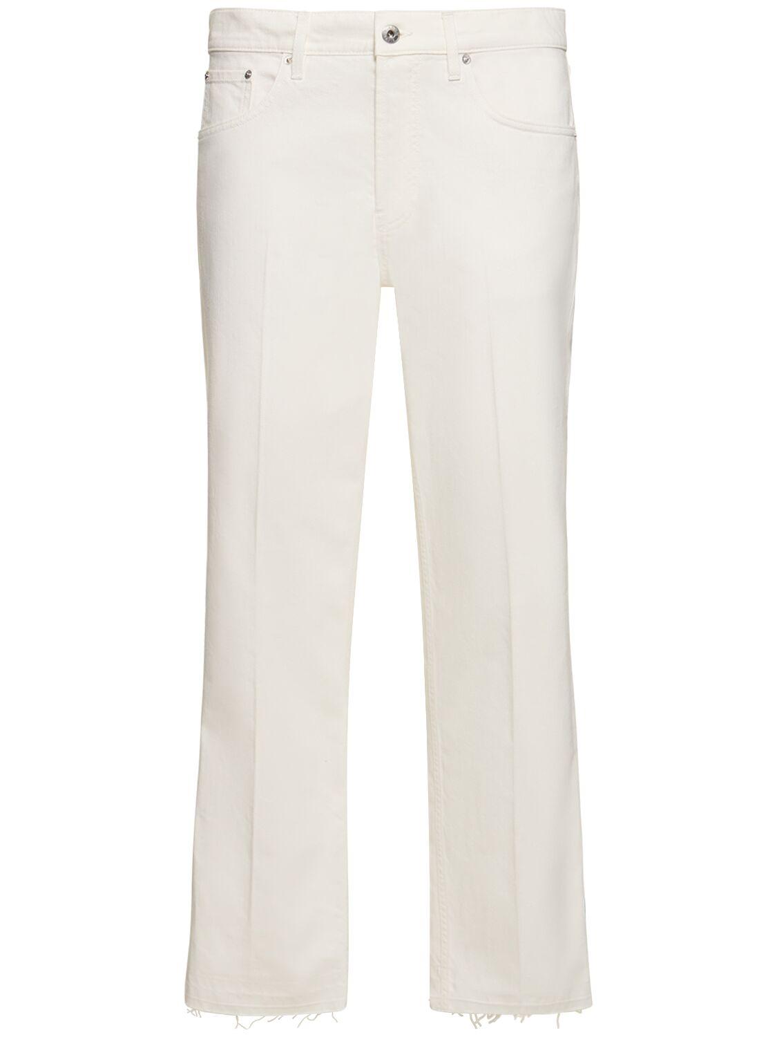 LANVIN 21cm Straight Cotton Denim Jeans