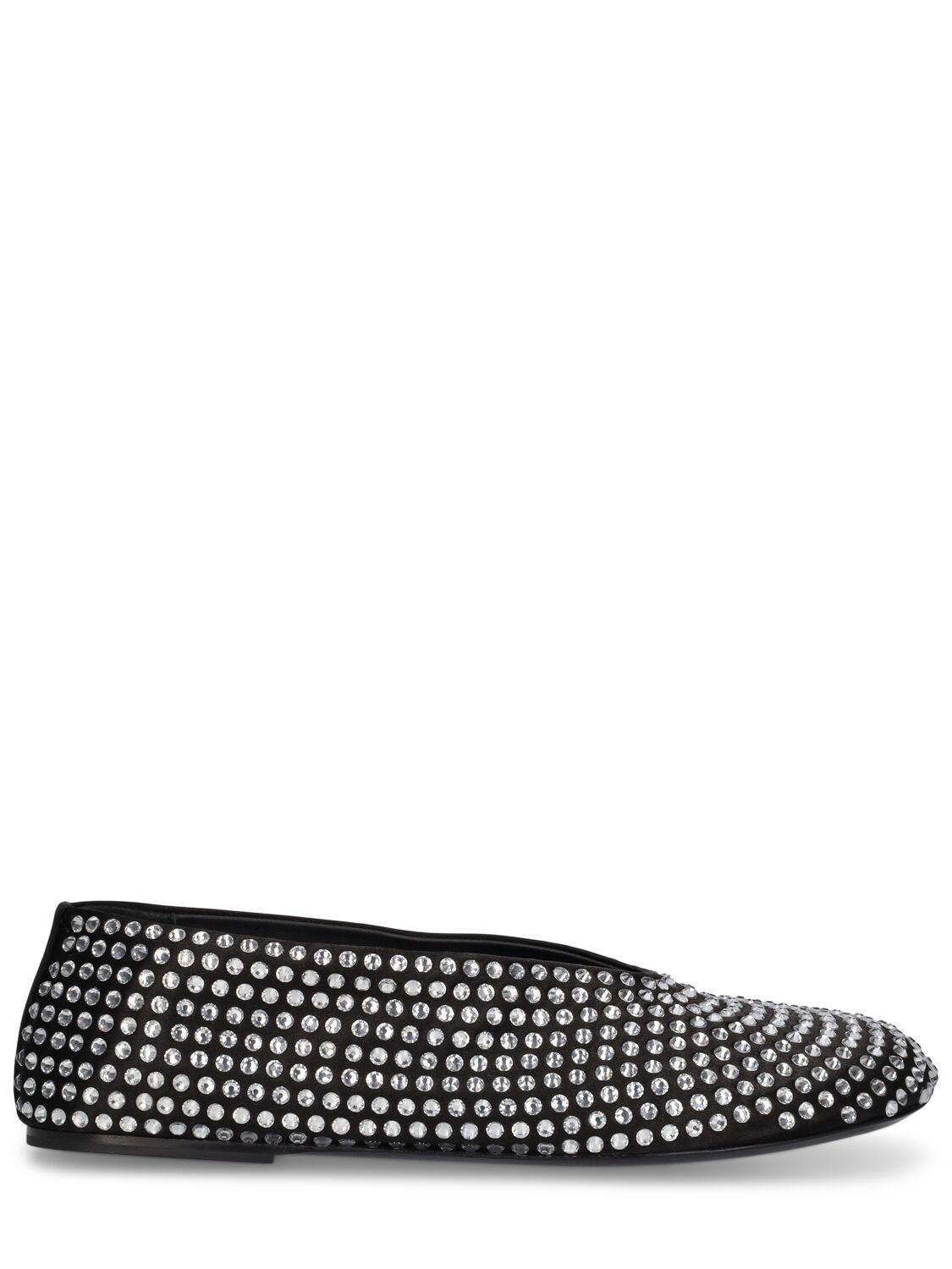 KHAITE Marcy Leather Flat Shoes