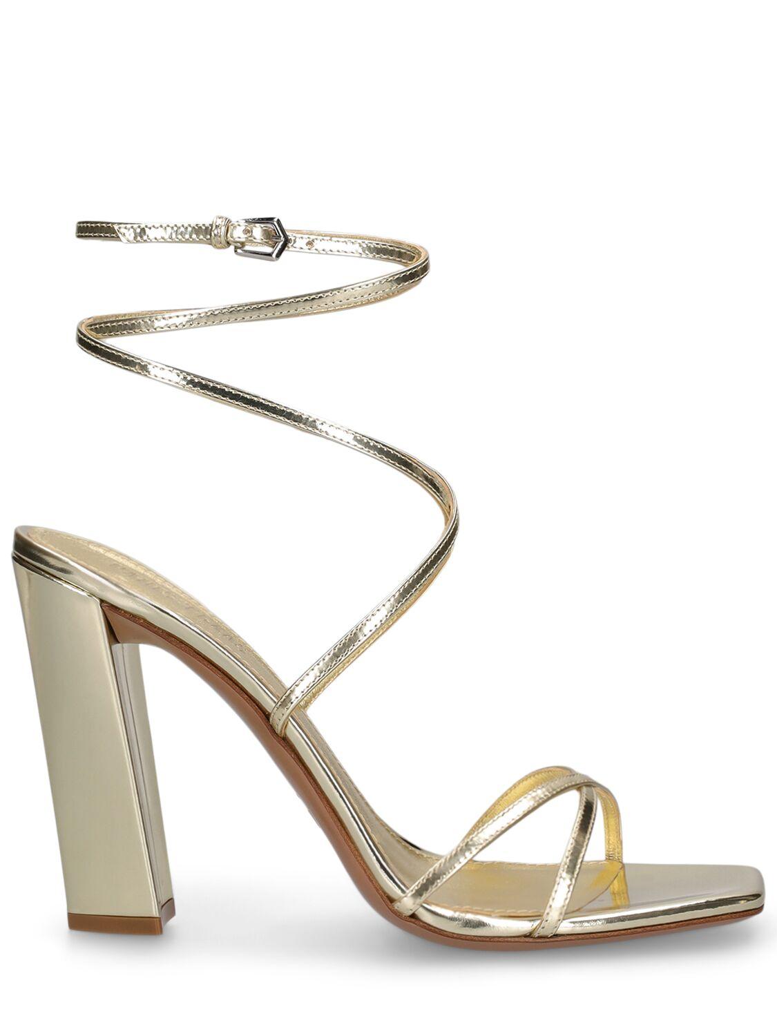 PARIS TEXAS Diana Mirror Leather Sandals