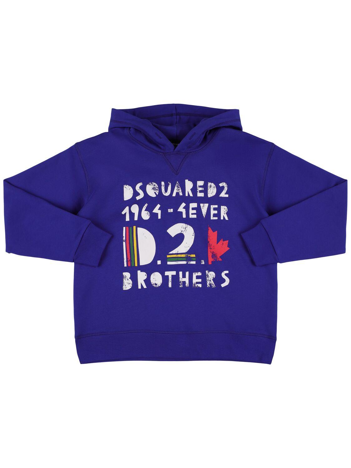 DSQUARED2 Printed Hooded Sweatshirt