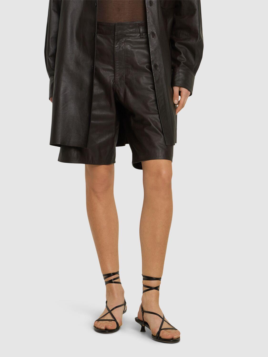 AEYDE Paige Nappa Leather Lace-up Sandals