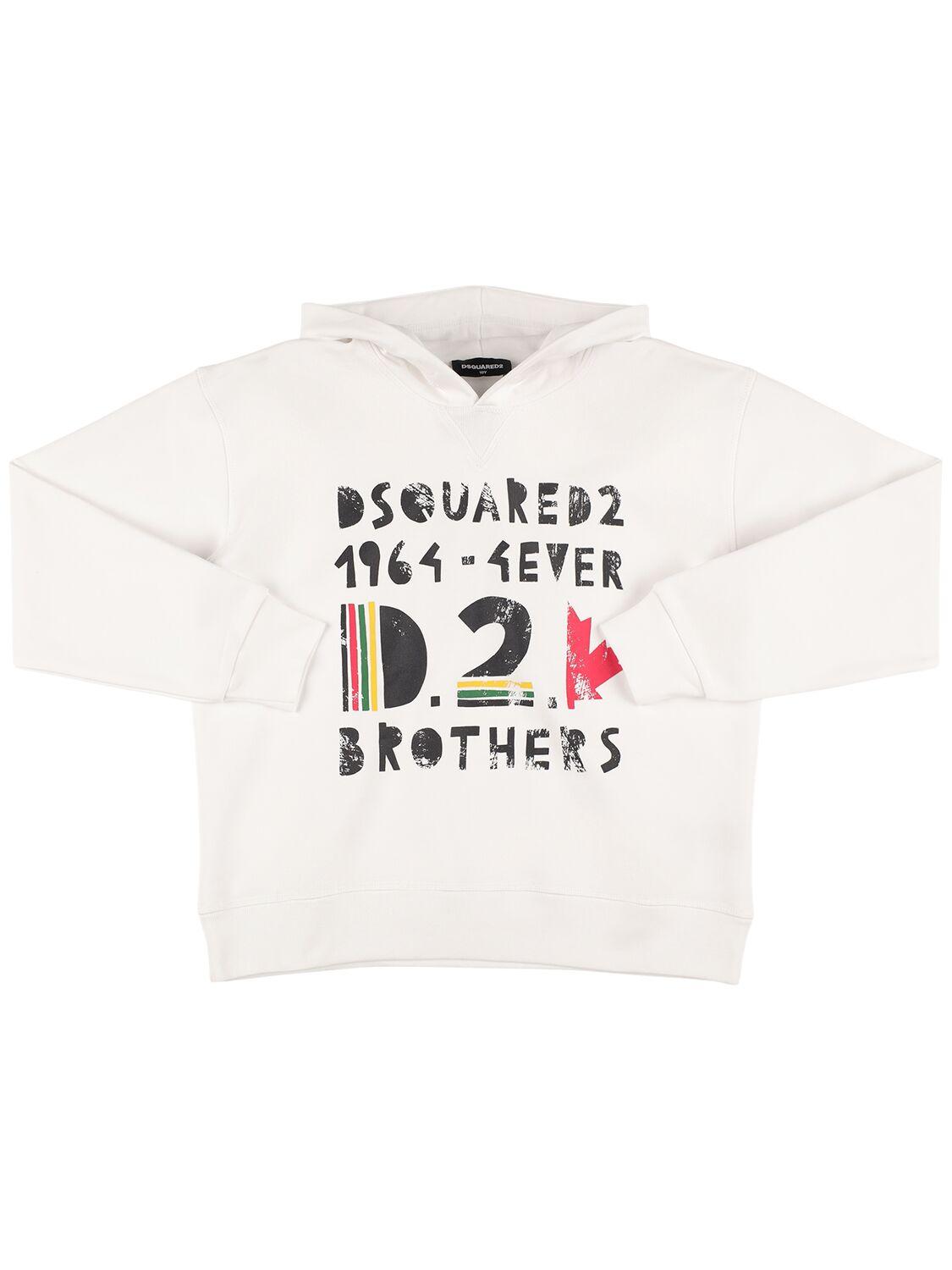 DSQUARED2 Printed Hooded Sweatshirt
