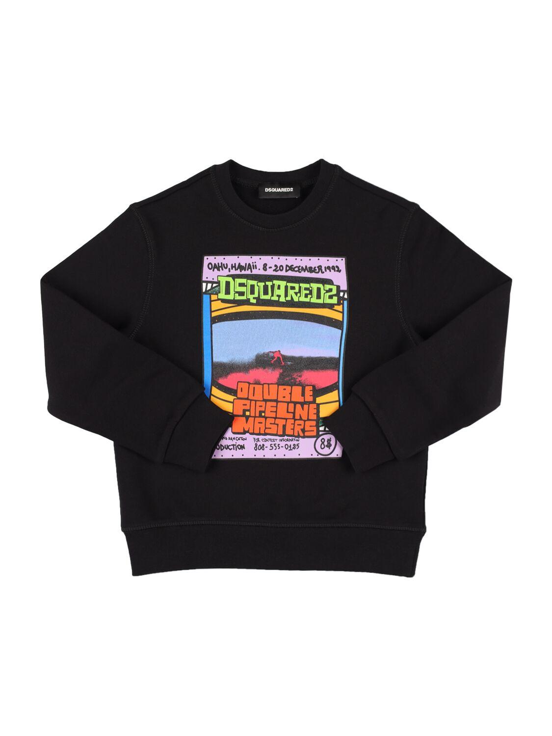 DSQUARED2 Printed Crewneck Sweatshirt