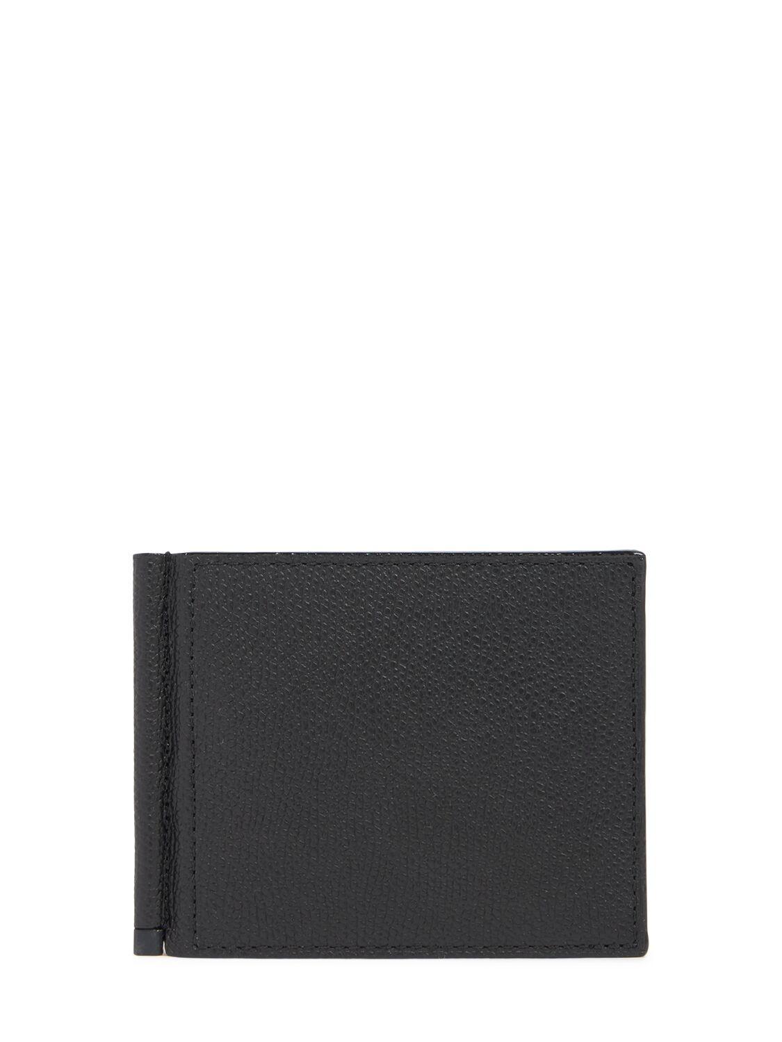 VALEXTRA Leather Money Clip
