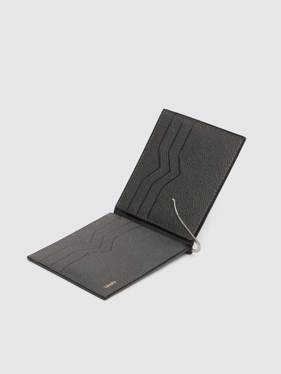 VALEXTRA Leather Money Clip