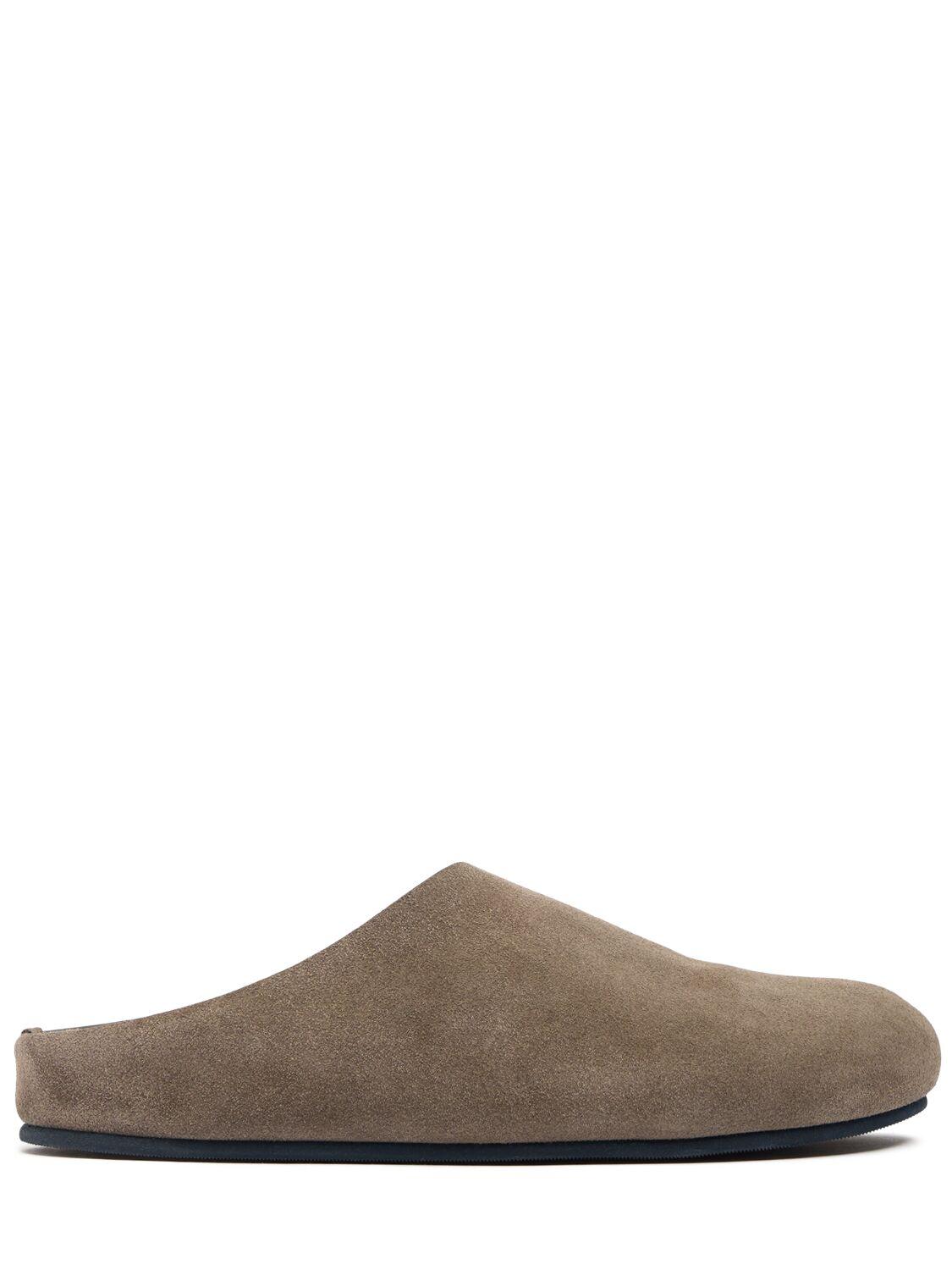 THE ROW Hugo Suede Mules