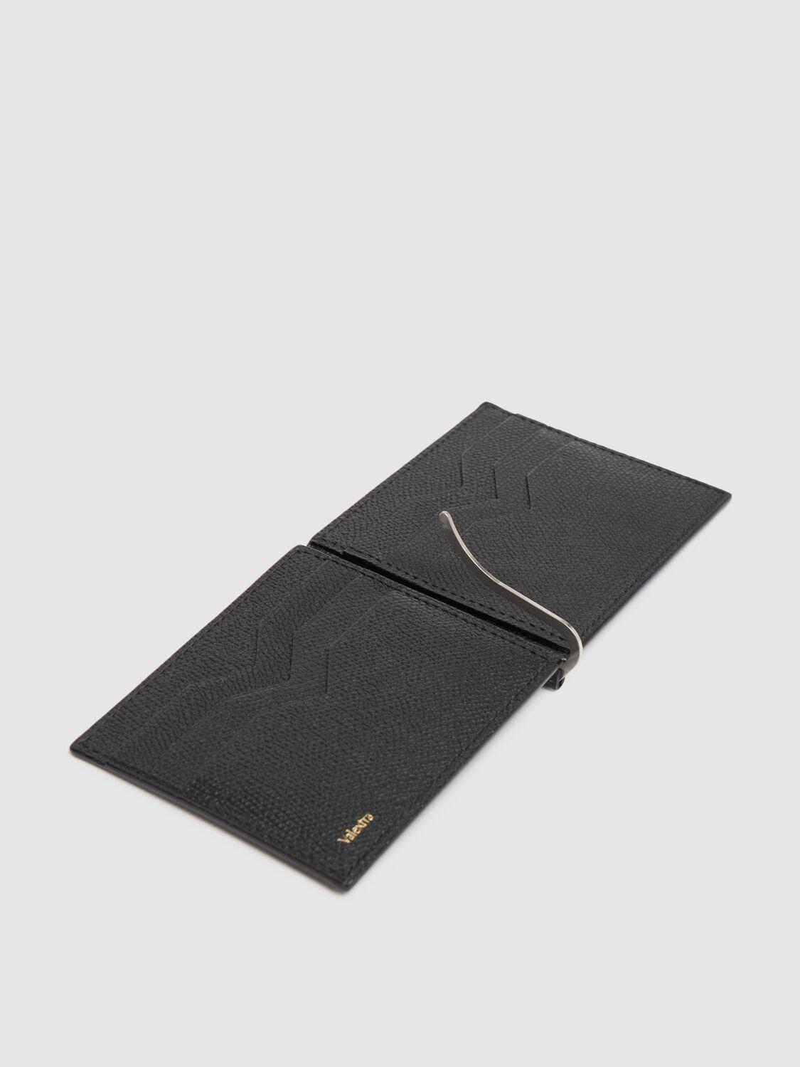 VALEXTRA Leather Money Clip