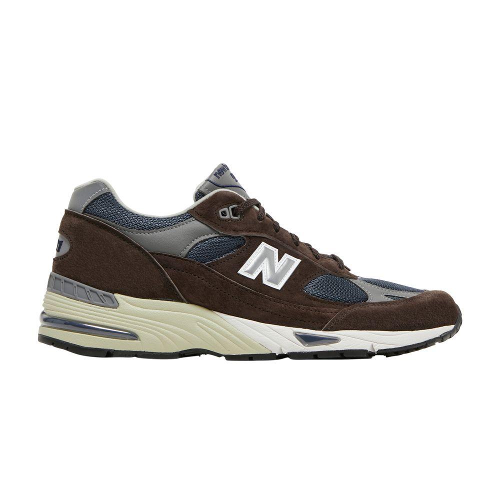 New Balance 991 Brown Navy Grey